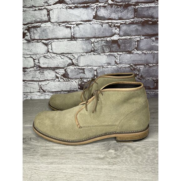 Wolverine 1883 Taupe Suede Leather Desert Lace Chukka Boots Men’s Sz 45EU/12M US - Picture 1 of 16